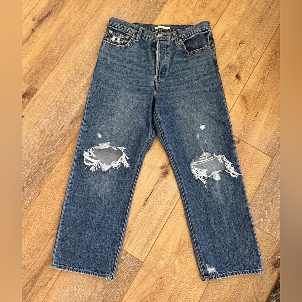 Levi’s Ribcage Straight Ankle Jeans 31